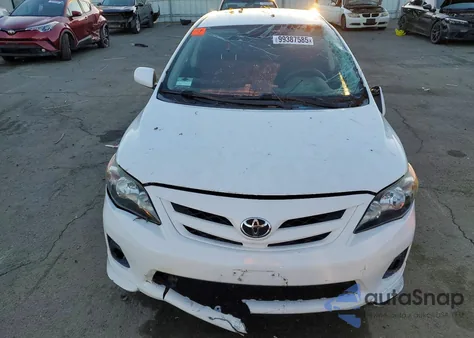 2013 Toyota Corolla Base from USA, damaged, VIN 5YFBU4EE8DP186911